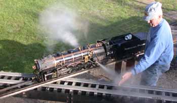 Live Steam Trains for Sale.  Live Steam Locomotive Products, Supplies, Books, Magazines.  How to build a Live Steam Train. Garden size and large Scale Trains you can Ride.